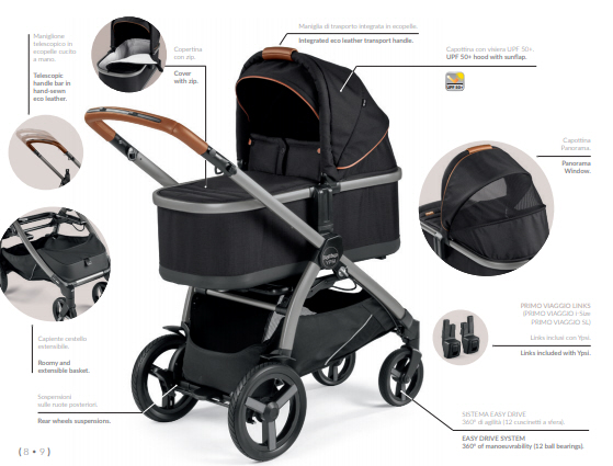 Cochecito Peg Perego Ypsi Combo 2020 Cochecito Peg Perego Ypsi Combo 2020