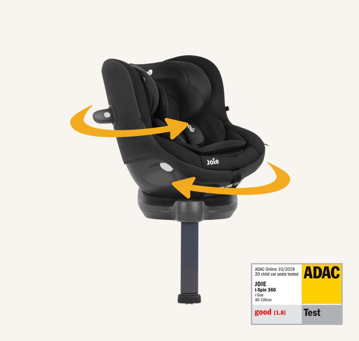 Silla Coche Joie I-Spin 360 I-SIZE Shale
