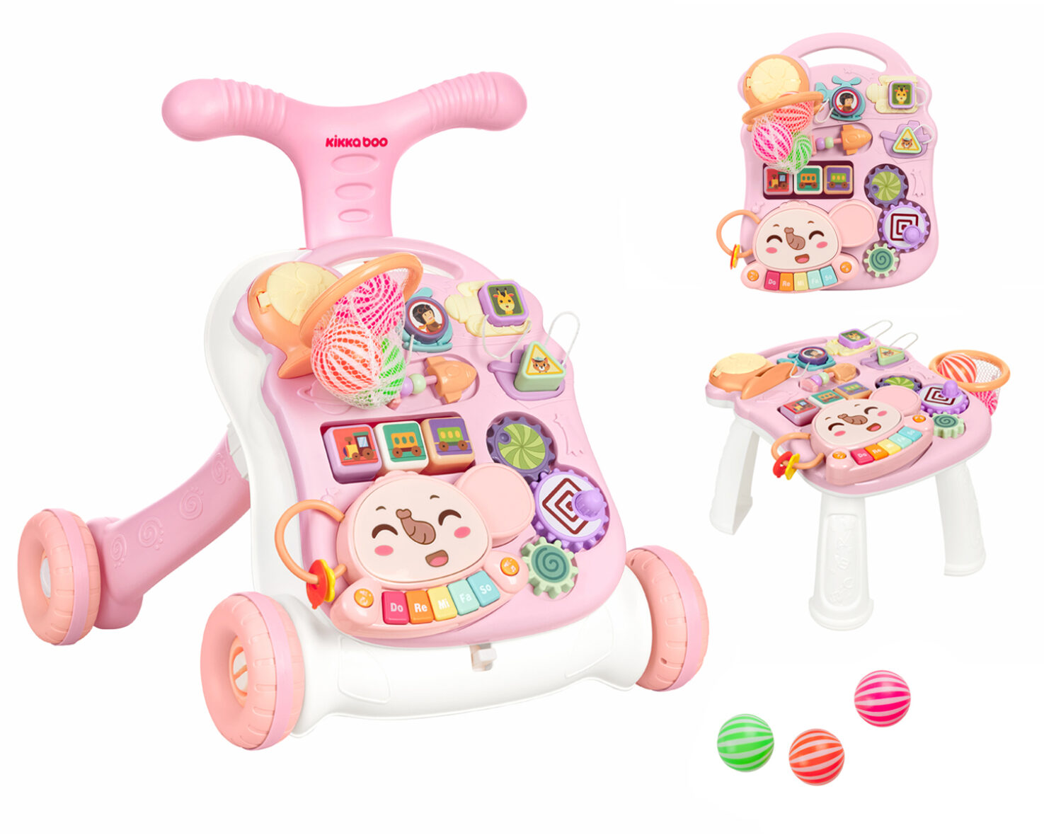 Andador Bebe 3 en 1 Kikkaboo Play & Grow