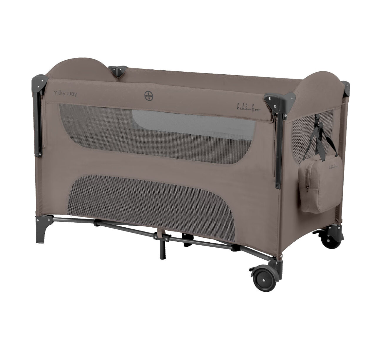 Cuna Viaje KikkaBoo Colecho 2 niveles Milky Way