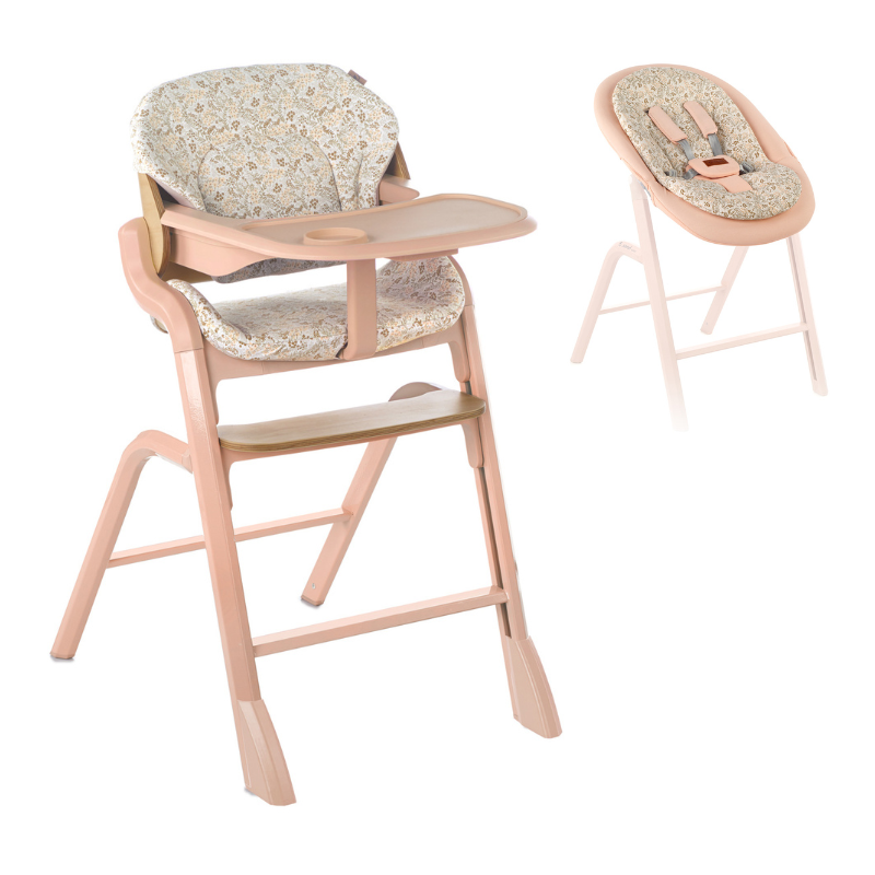 Trona Jane Noah Evolutiva U09 Rosa con Hamaca