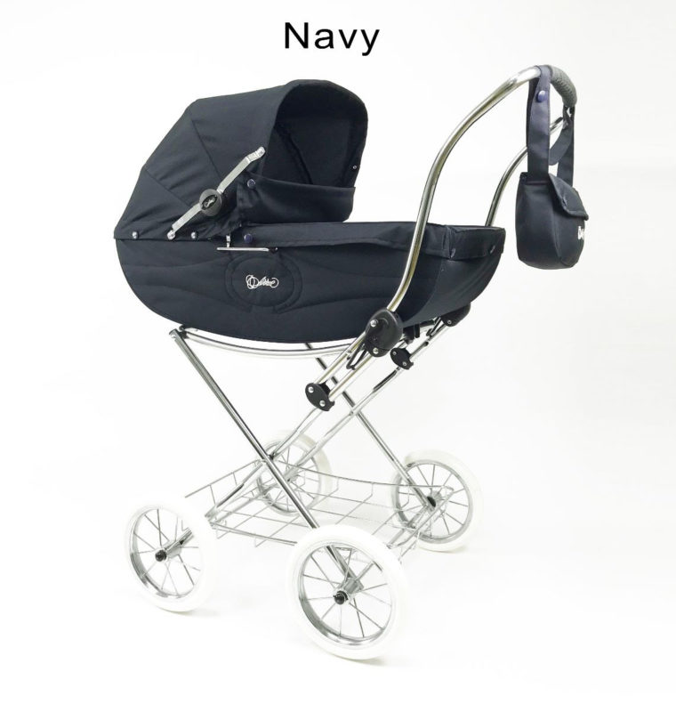 Carrito Muñecas Juguete Reborn Arrue Katia Alto 94cm Marino