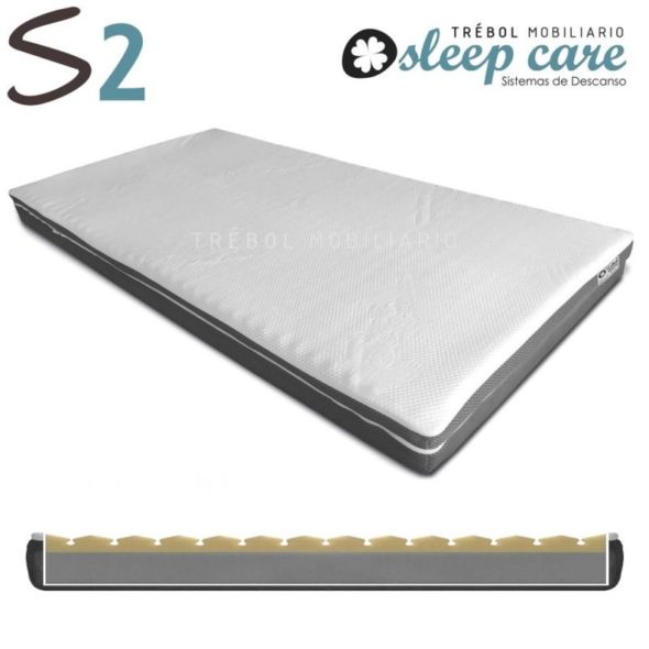 Colchon plagiocefalia Trebol Sleep Care S2 COMPACT