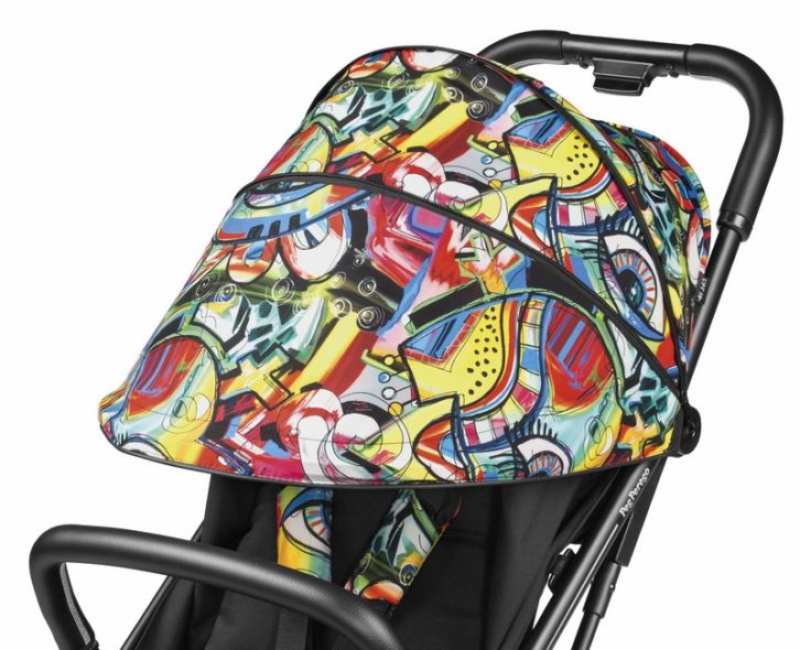 silla paseo peg perego selfie
